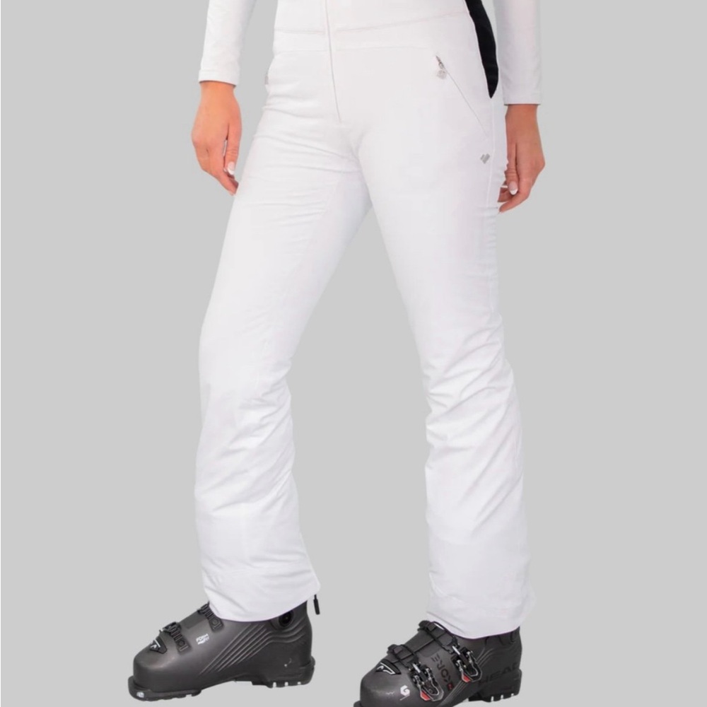 White Obermeyer Ski Pants
